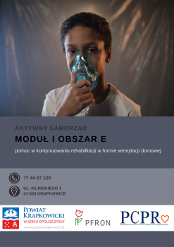 POMOC W KONTYNUOWANIU REHABILITACJI W FORMIE WENTYLACJI DOMOWEJ 